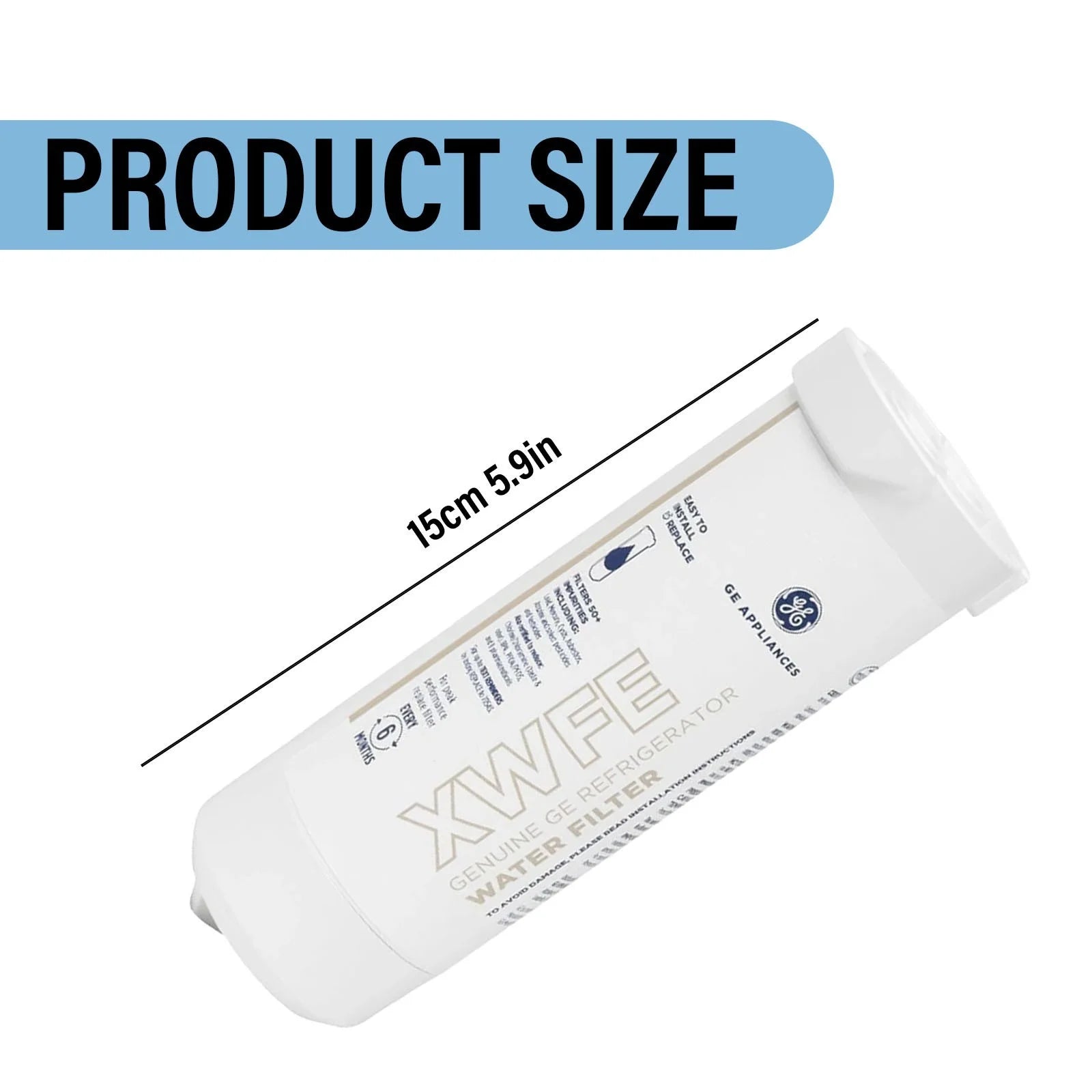 GE XWF Refrigerator Water Filter